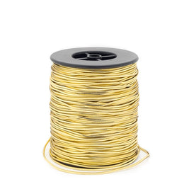 Gold Metallic Stretch Ribbon