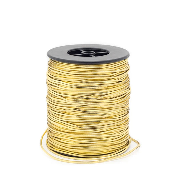 Gold Metallic Stretch Ribbon