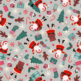 Santa in a Box Gift Wrap