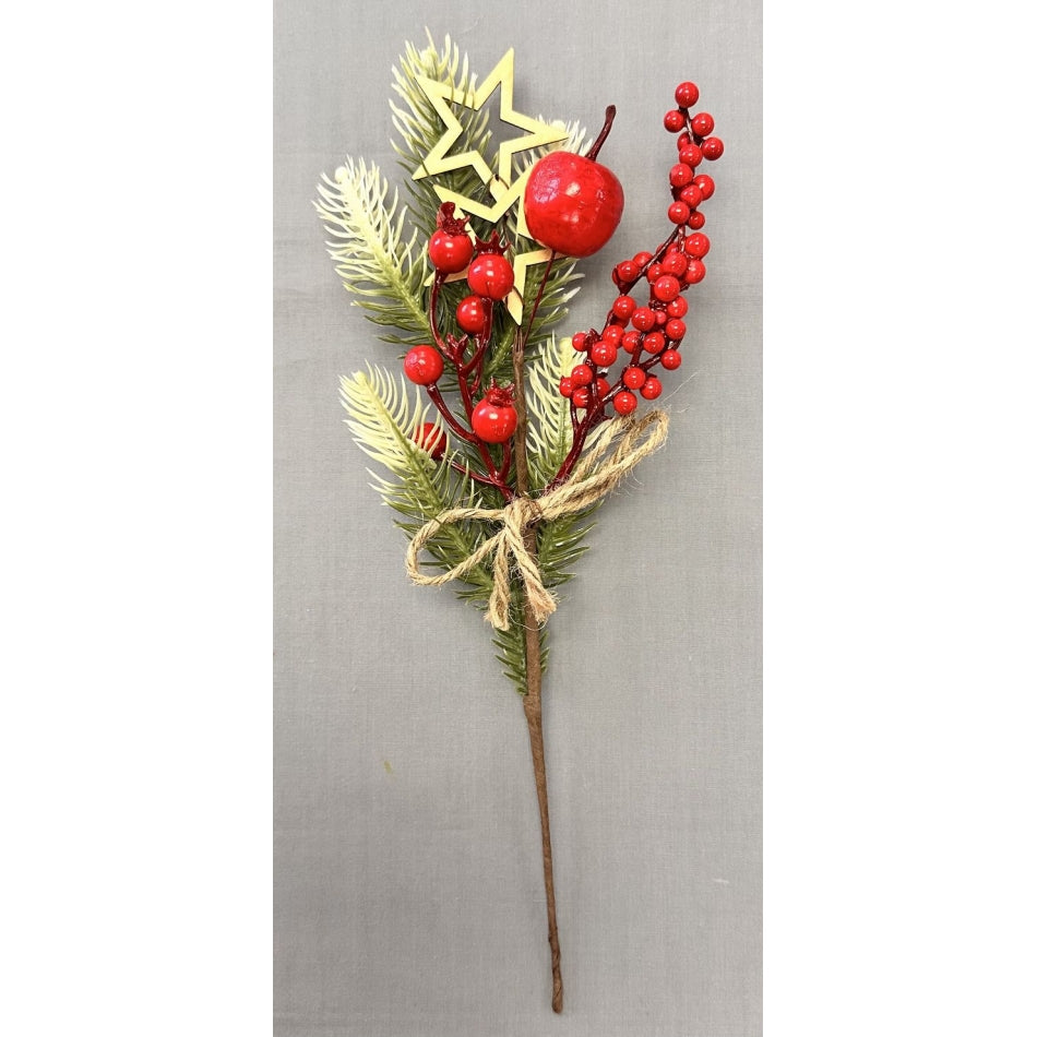 Christmas Spray with Stars - 12