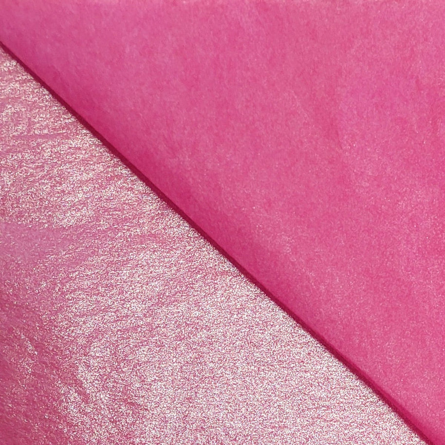 Pink / Crystallized Finish Tissue Paper