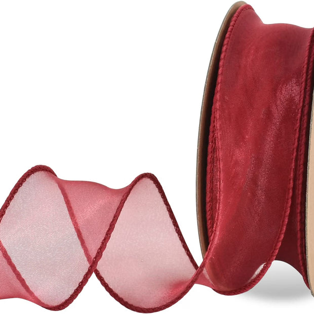 Wired Organza Ribbon - 1.5" (+ Options)