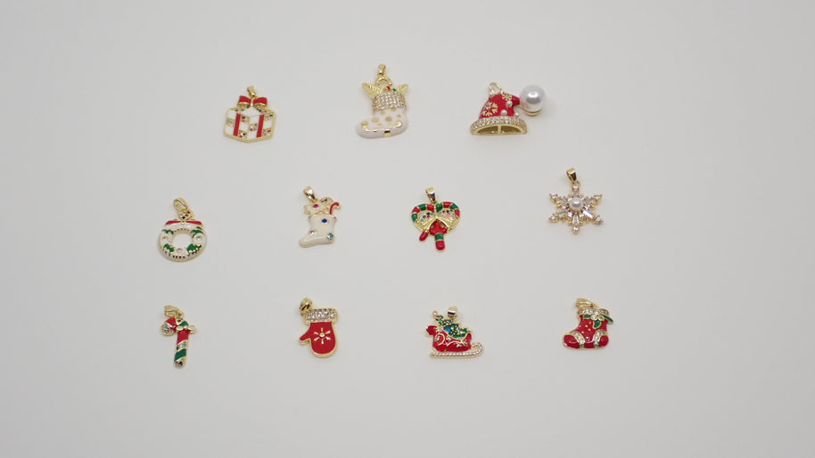 Pendentifs, thème Noël