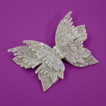 Applique papillon en strass - 3D (+ Options)