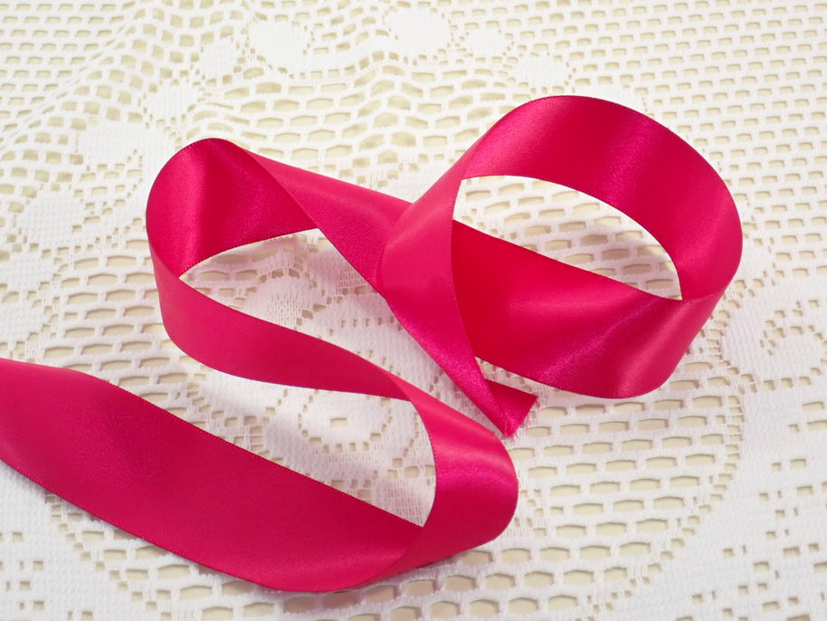Ruban de satin, double face | 3,8 cm
