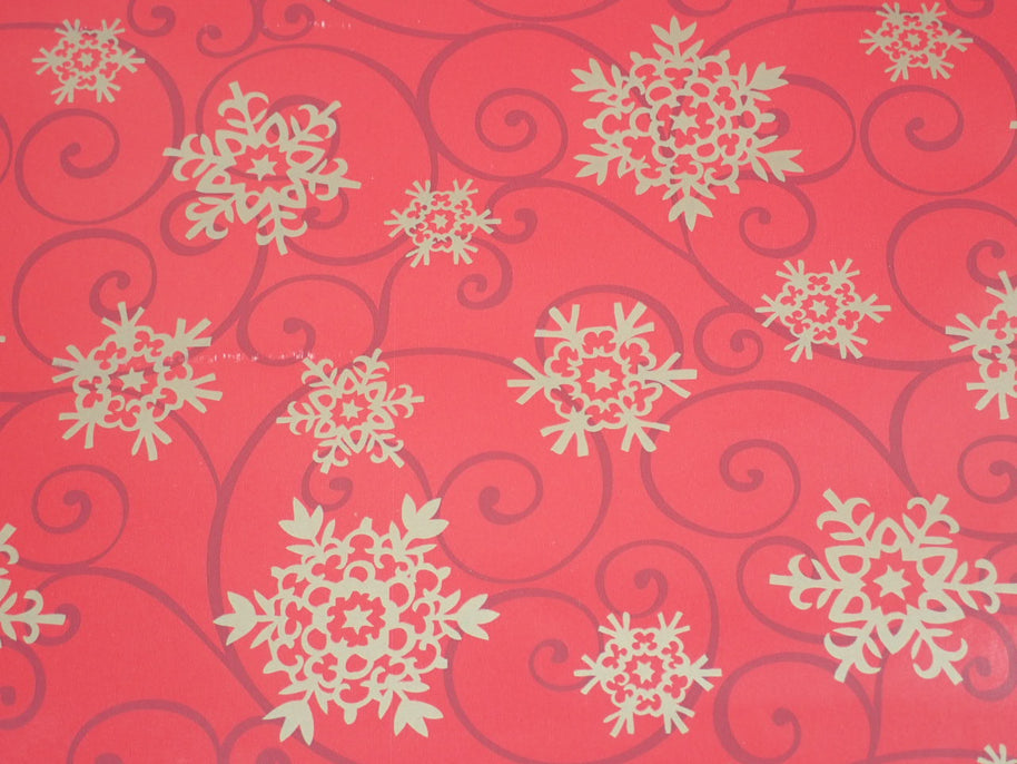 Snowflake Medallions Gift Wrap