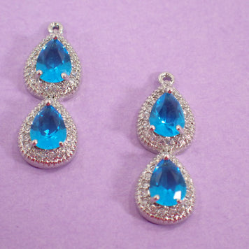 Blue Teardrop Pendant
