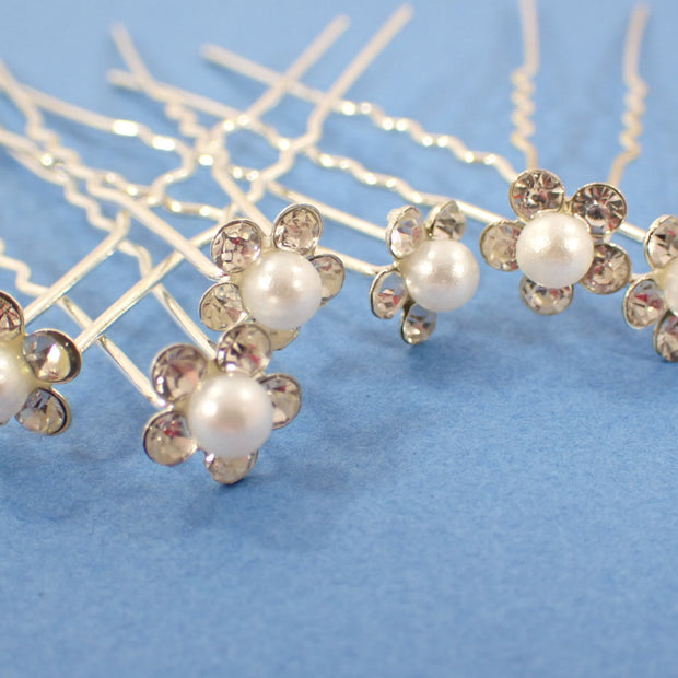 Pearl & Crystal Pins