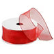 Ruban en organza filaire - 3,8 cm (+ options)